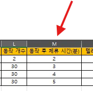 동작 후 딜레이(체류시간) 넣기 설명 화면 2